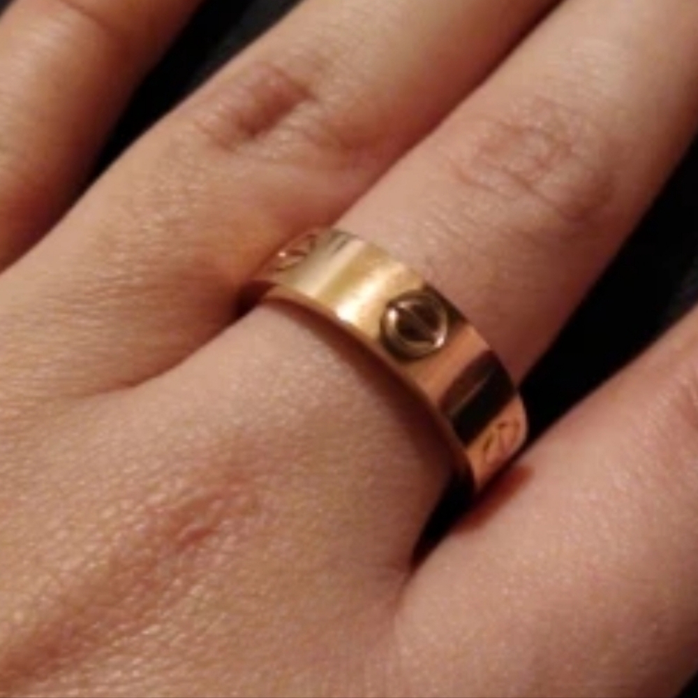 Luxury Bold Screwdriver Love Ring